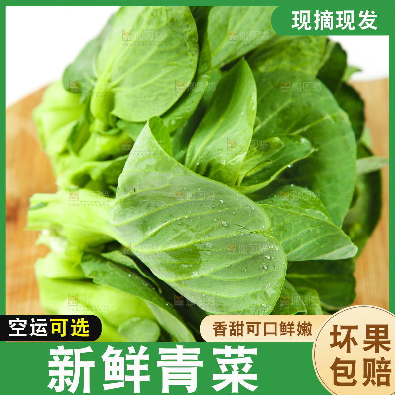 木板上的一堆菜小青菜