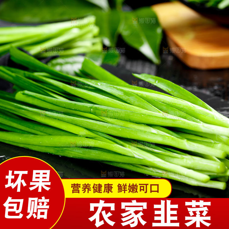 黑石板上的韭菜