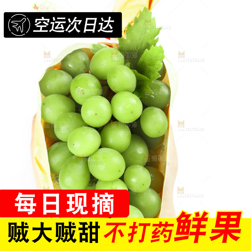 浅底上放着无籽青提