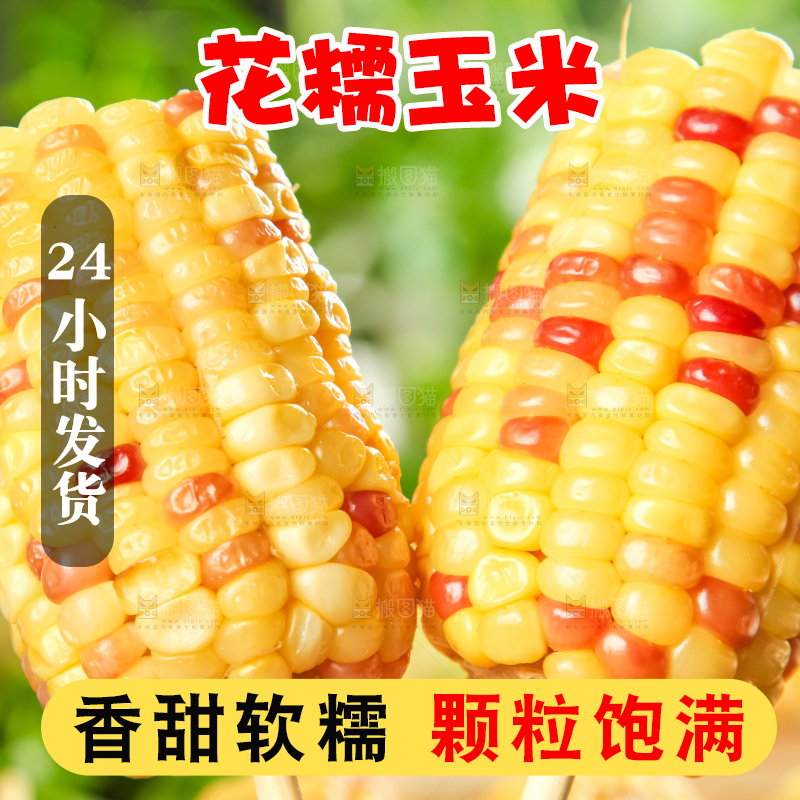 筷子插着糯玉米