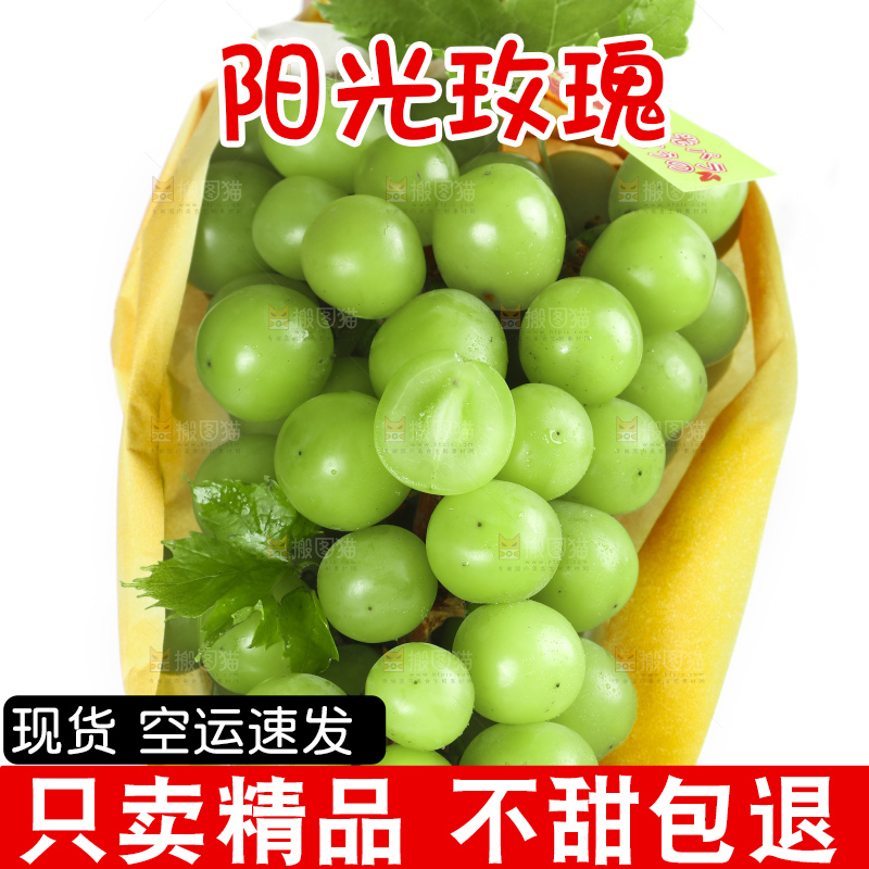手里拿着无籽青提