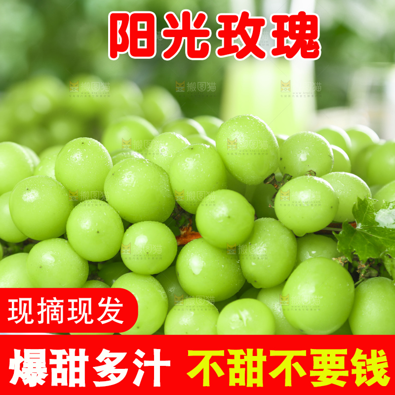 碟子里装着无籽青提