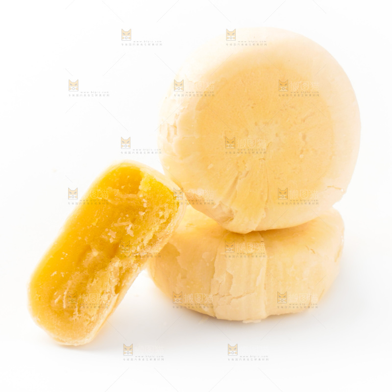 白底上的榴莲饼