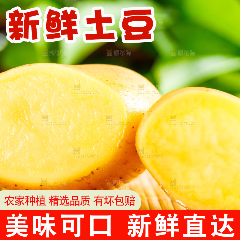 木底上的土豆