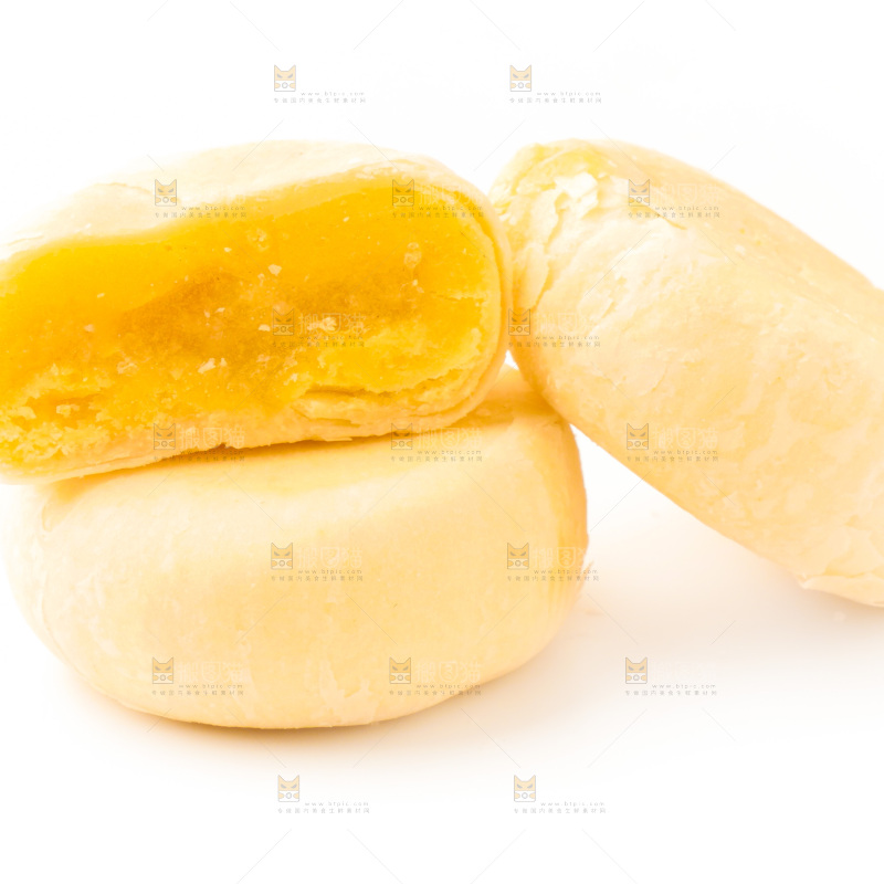 白底上的榴莲饼