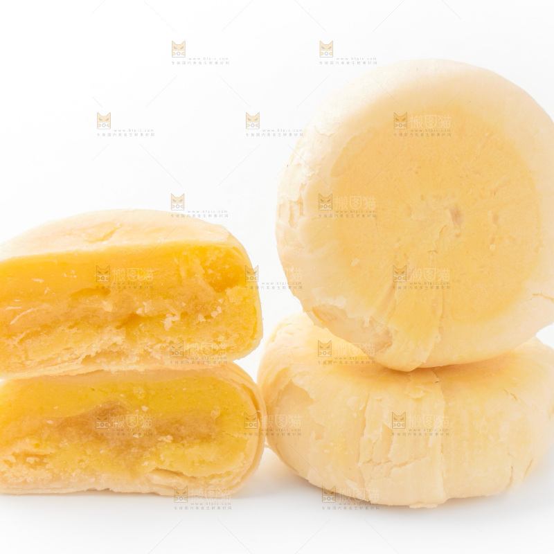 白底上的榴莲饼