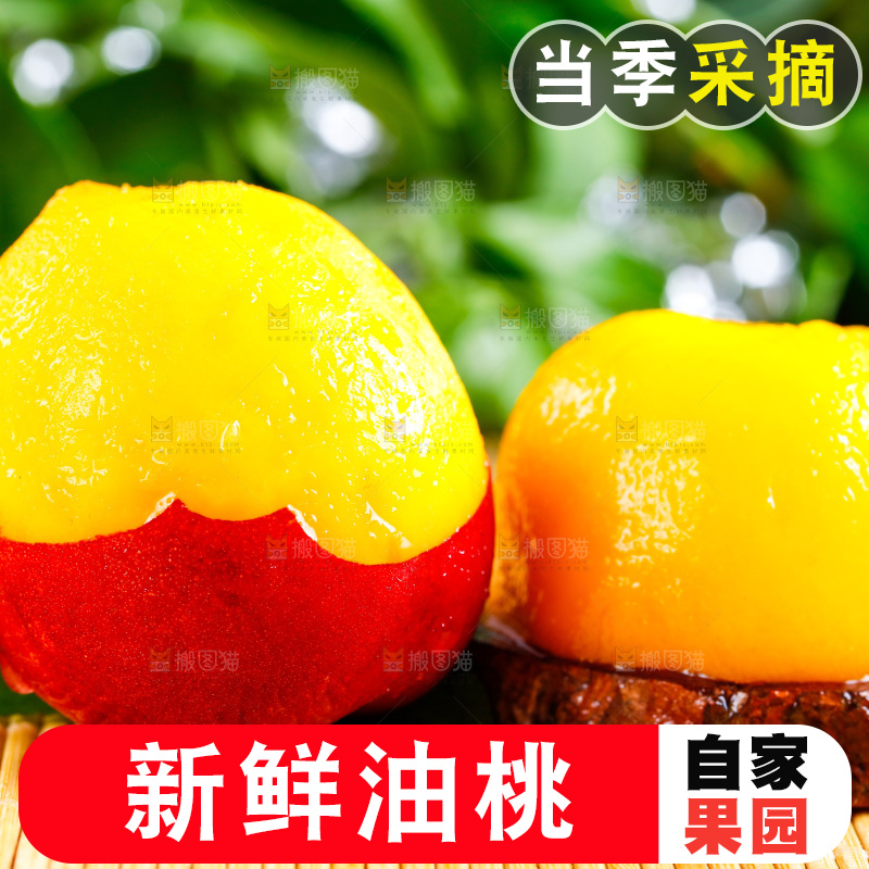浅底上的油桃