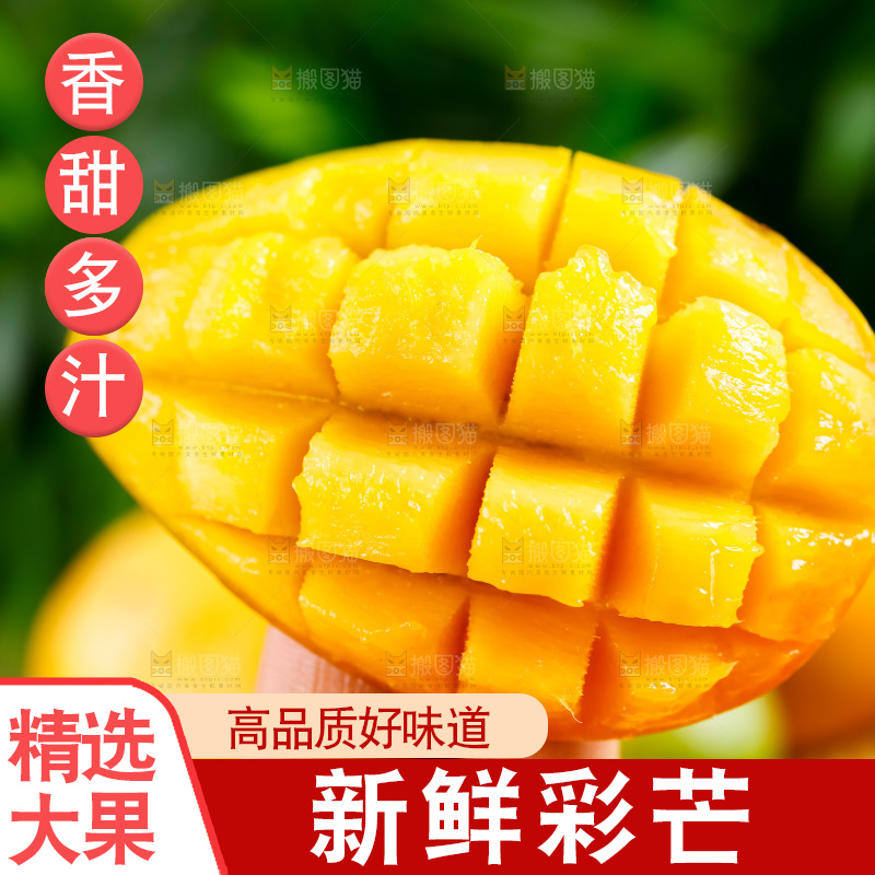 手拿新鲜彩芒