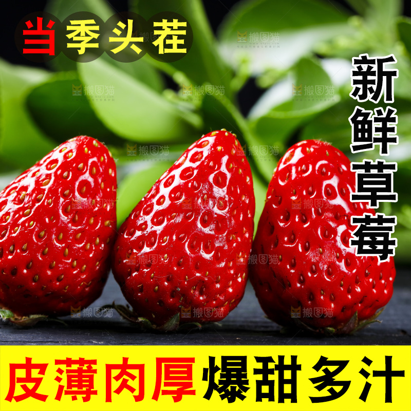 深底上放着99草莓