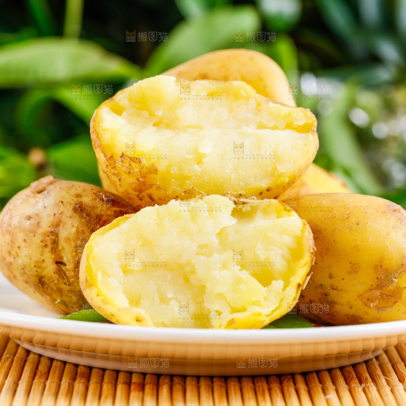 深底上的土豆