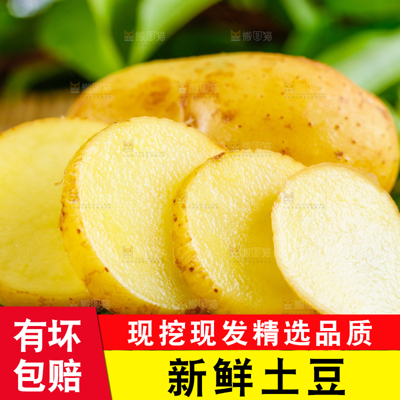 木底上的土豆