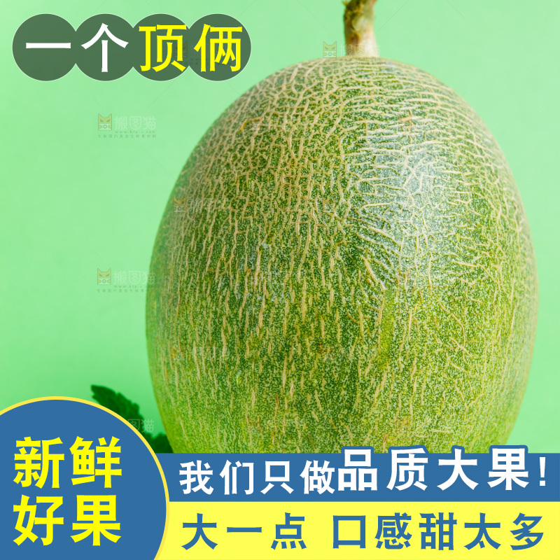 浅底上的哈密瓜
