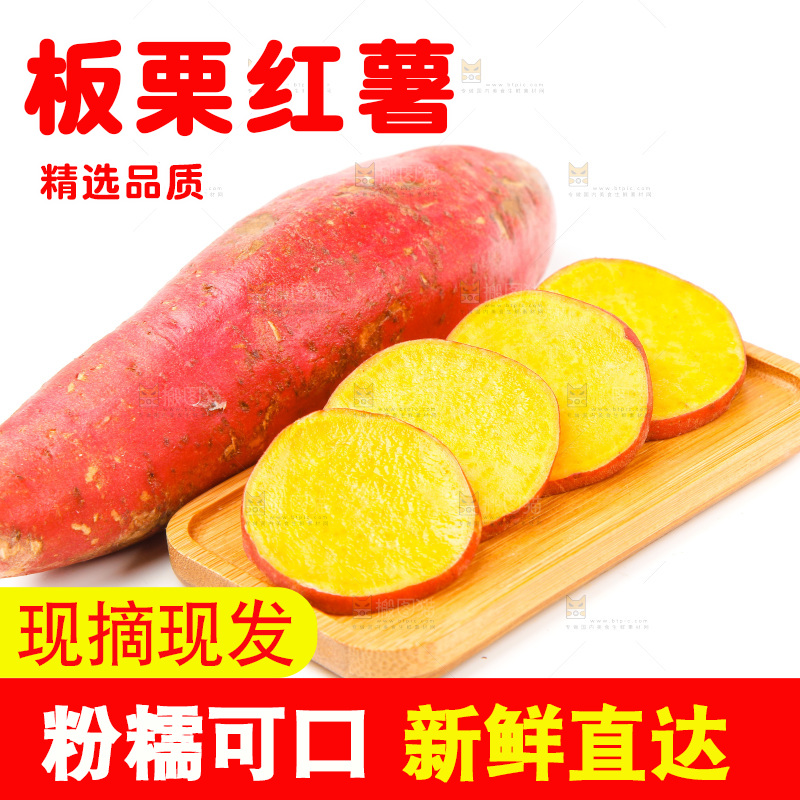 浅底上的蜜薯