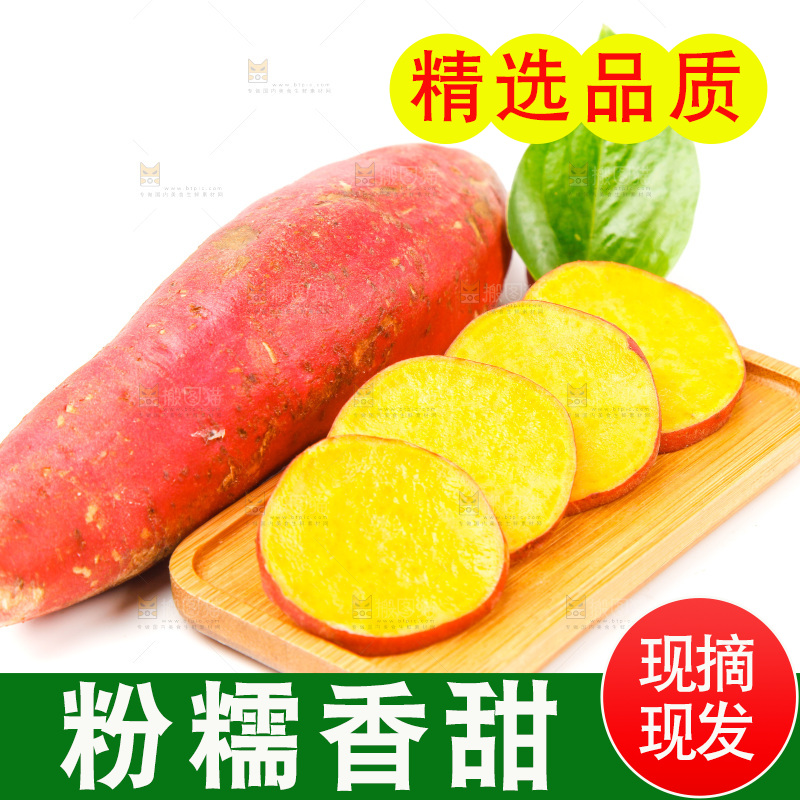 浅底上的蜜薯