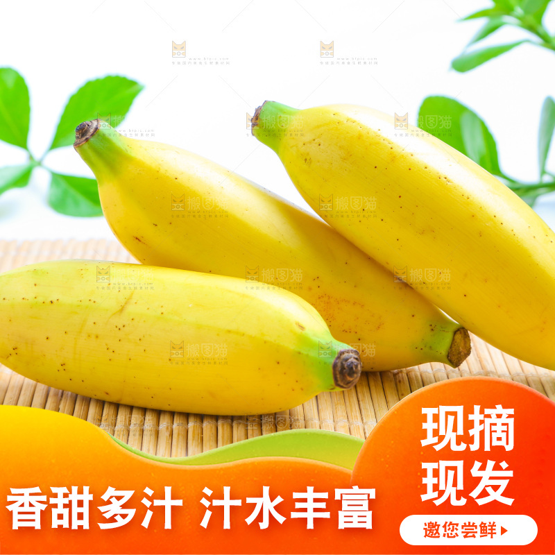 木底上放着小米蕉