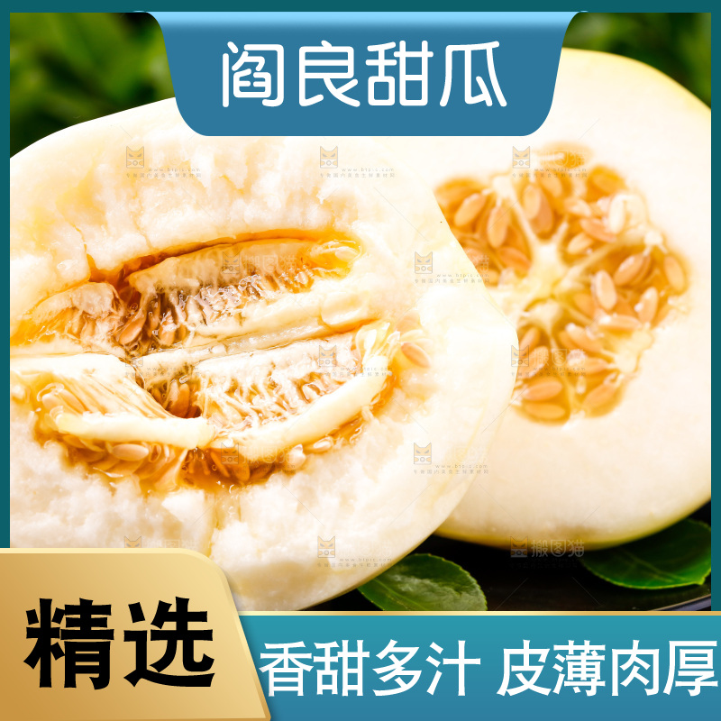 木底上的阎良甜瓜