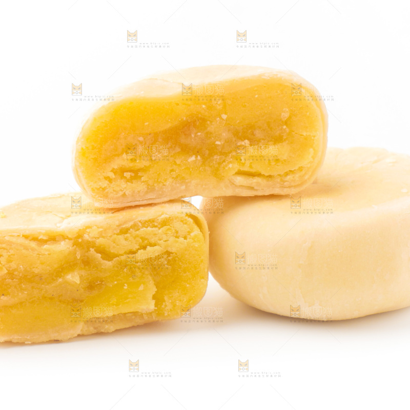 白底上的榴莲饼