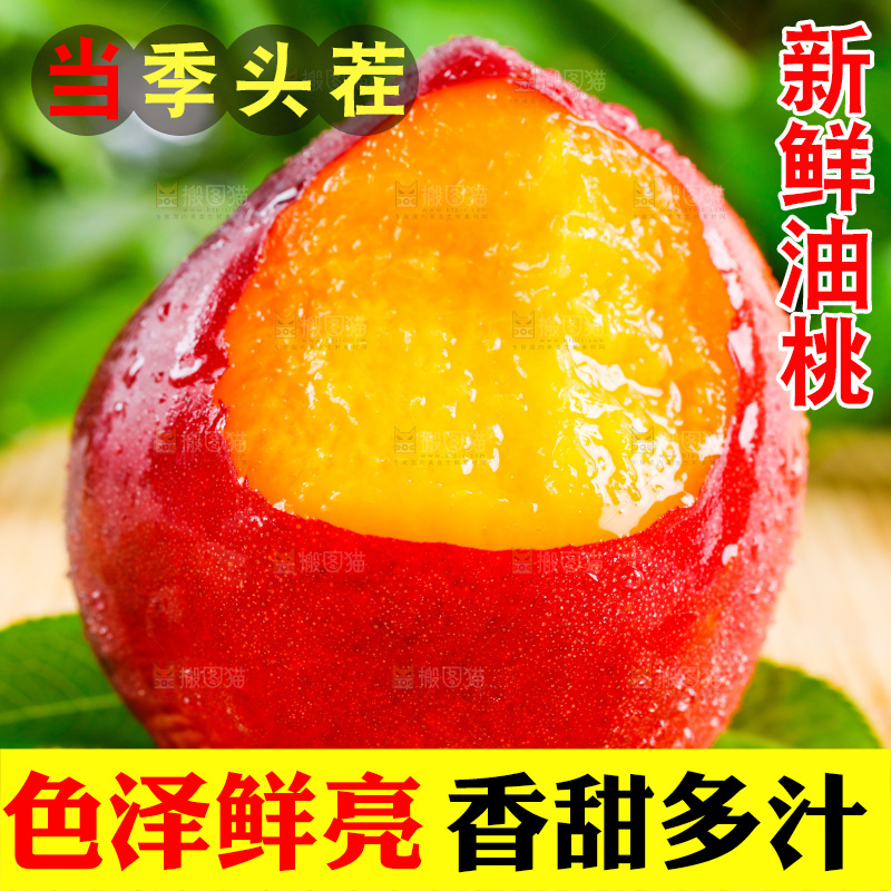 浅底上的油桃