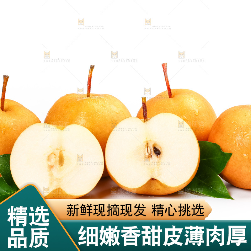 浅底上的丰水梨