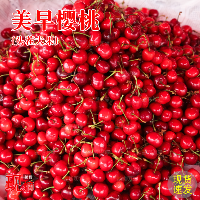 框子里装着车厘子