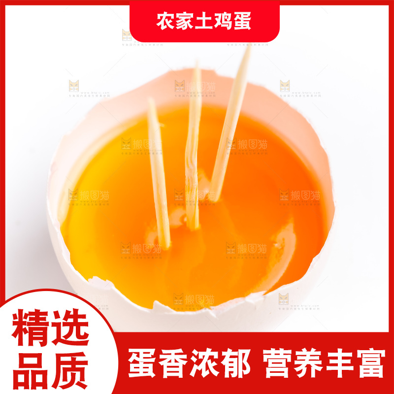 白底上的鸡蛋
