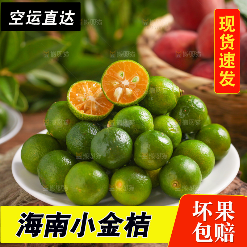 盘子里装着小青桔