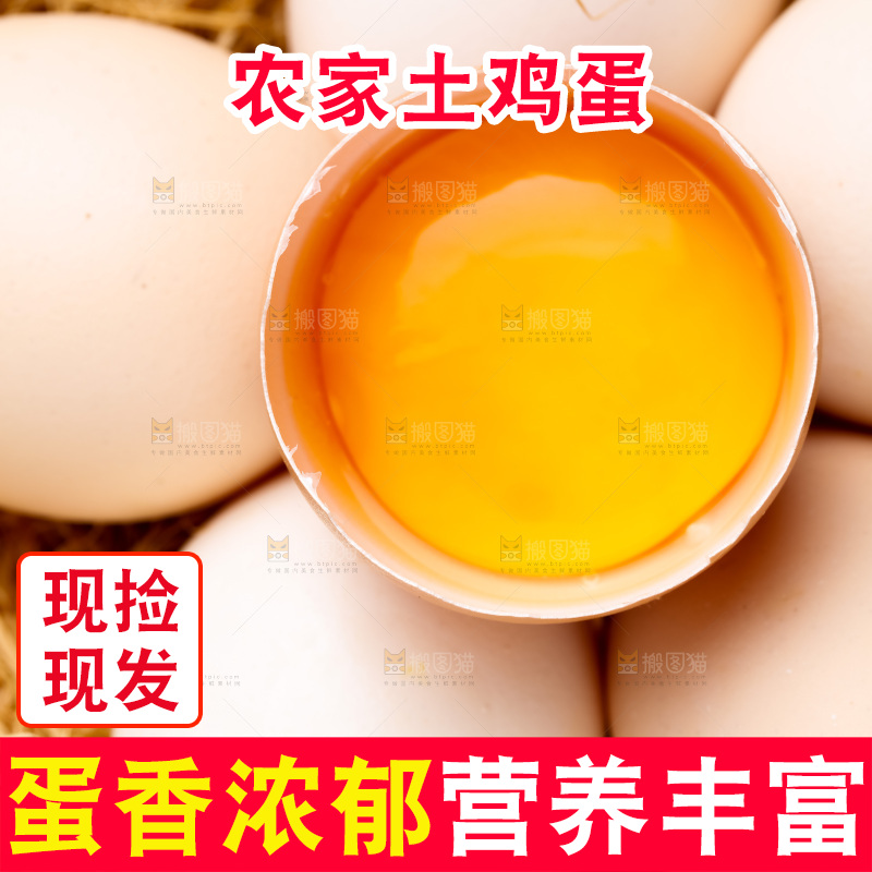 浅底上放着新鲜柴鸡蛋