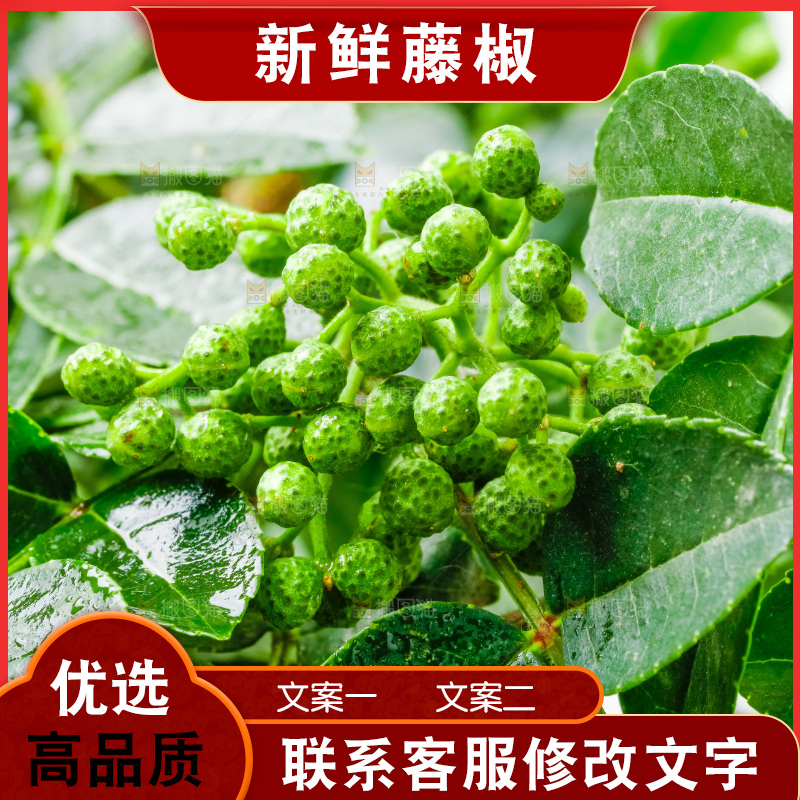 枝叶上的青花椒