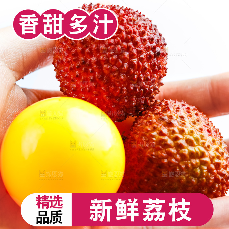 手拿广西荔枝