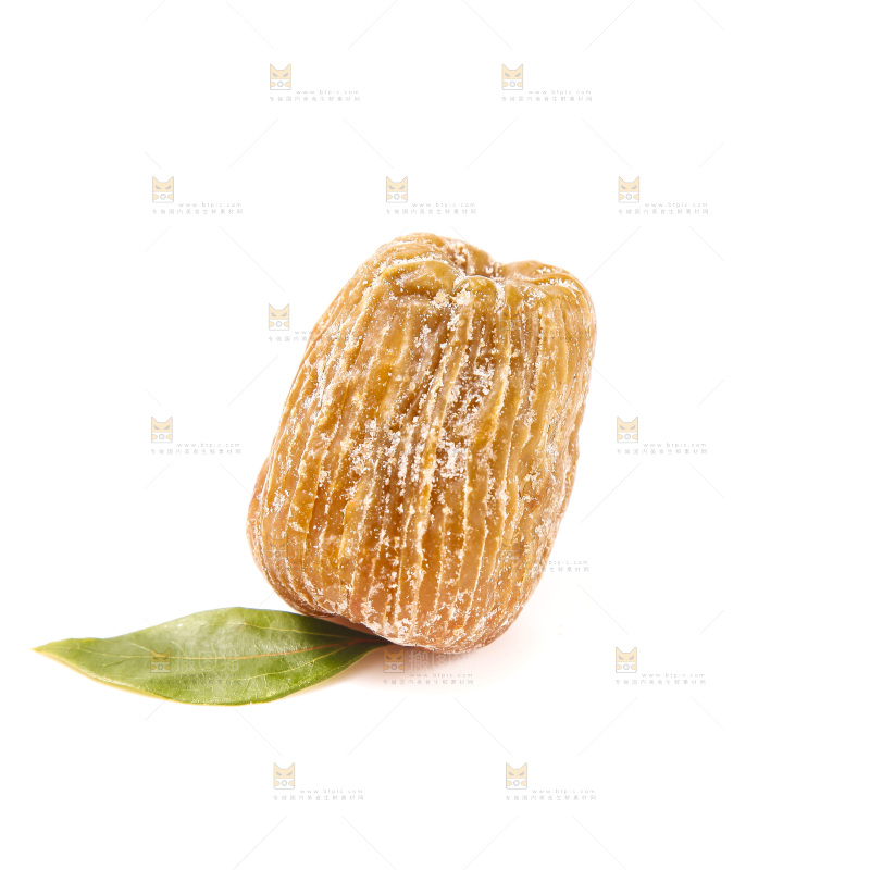 白底上的金丝蜜枣