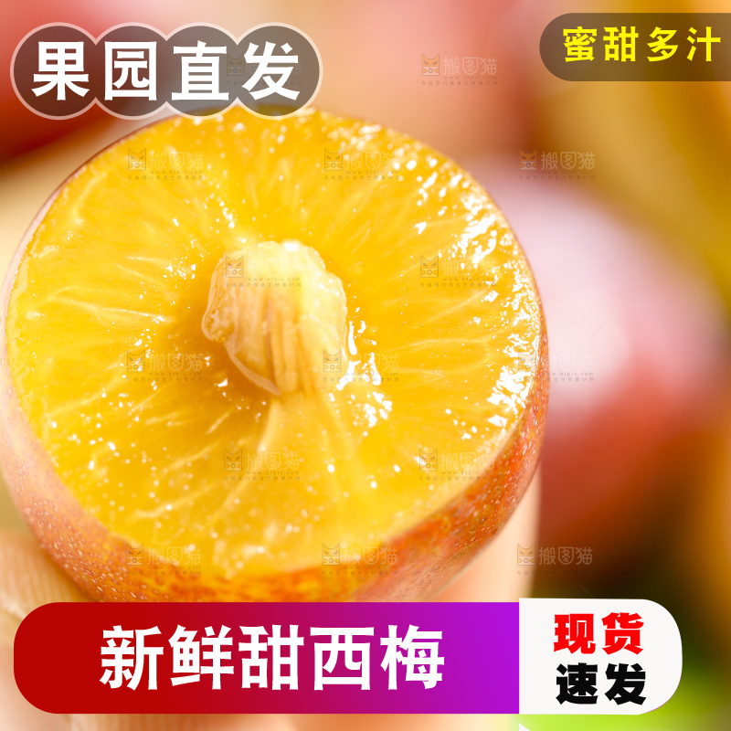 手里拿着新疆西梅