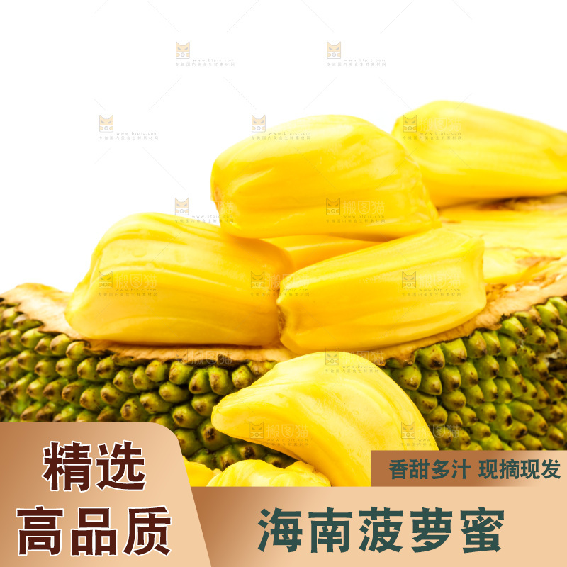 浅底上的黄肉菠萝蜜