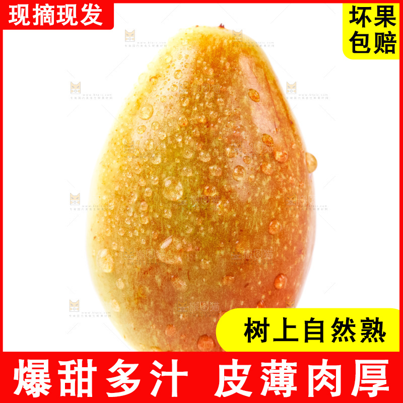 白底上摆放着鲜枣
