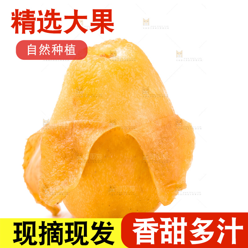 白底上的枇杷