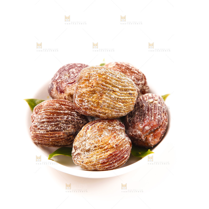 白底上的金丝蜜枣