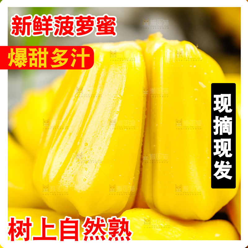 碟子里的海南菠萝蜜