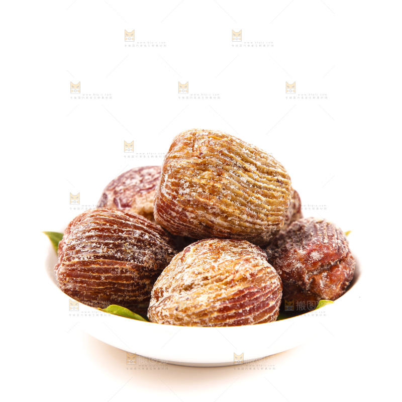 白底上的金丝蜜枣
