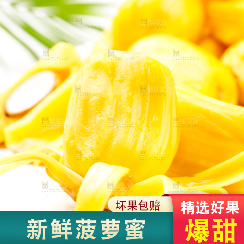 浅底上的黄肉菠萝蜜