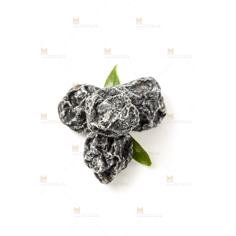 白底上的话梅