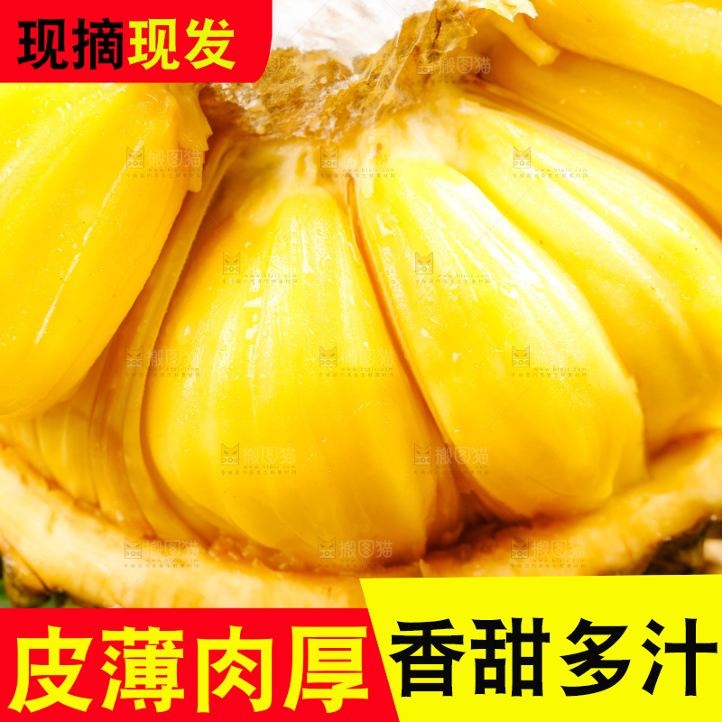 垫子上的菠萝蜜