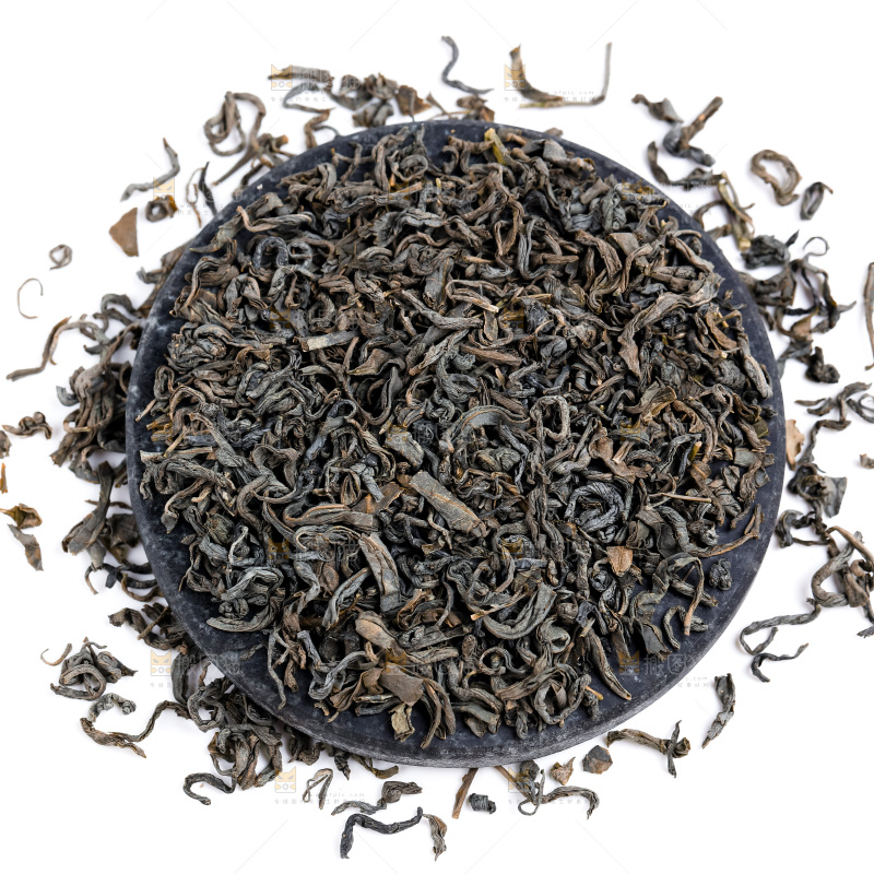 摆放着一堆的茶叶