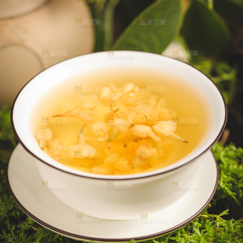 一杯茉莉花茶