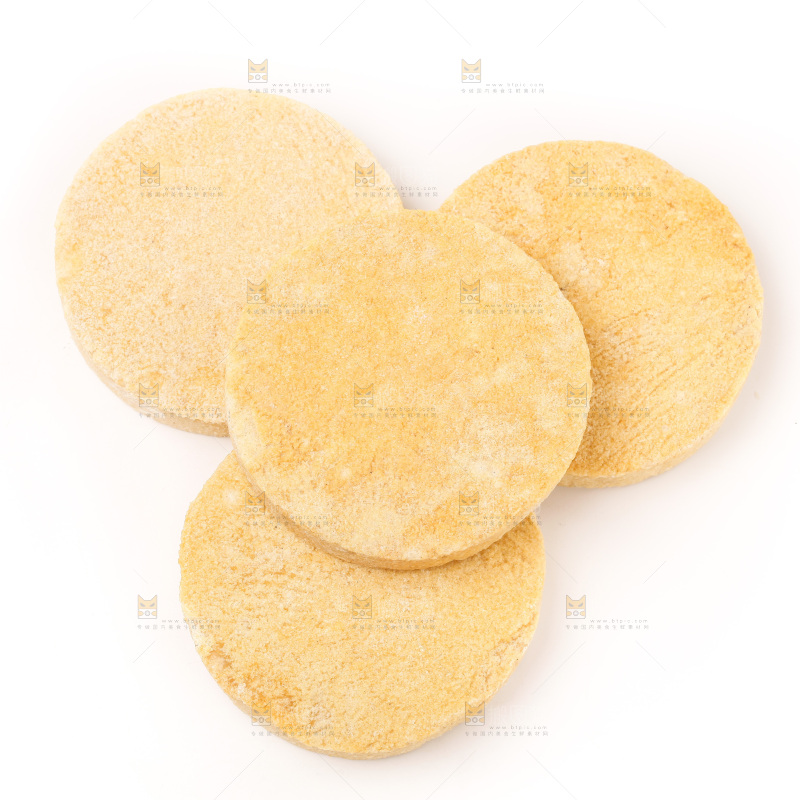 白底上的烟饼