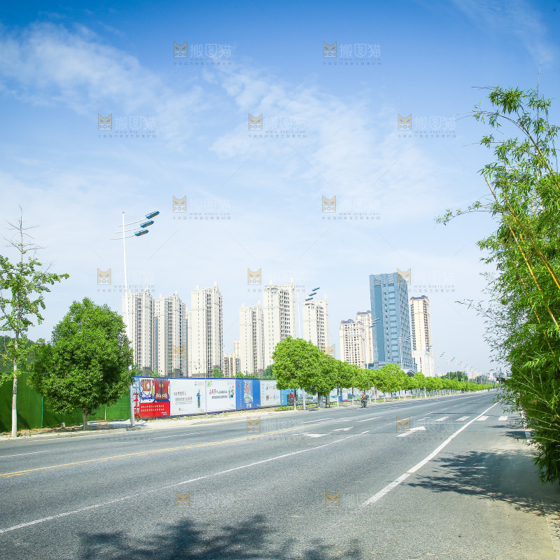 宽敞的道路