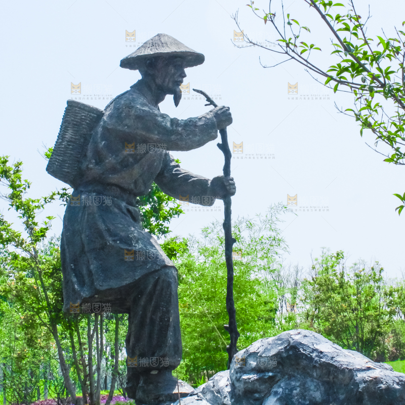 公园的雕像