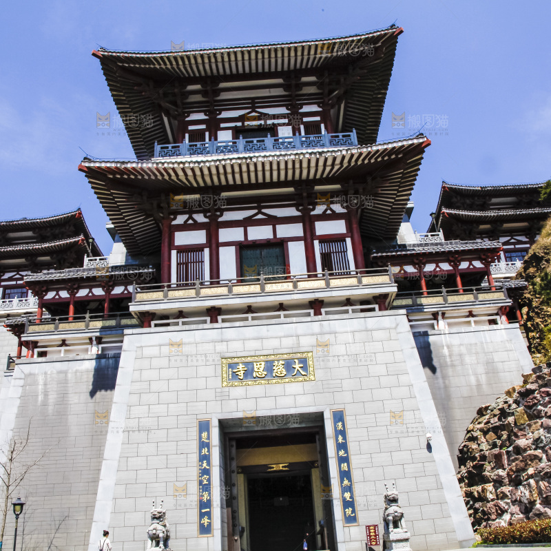 寺庙的建筑