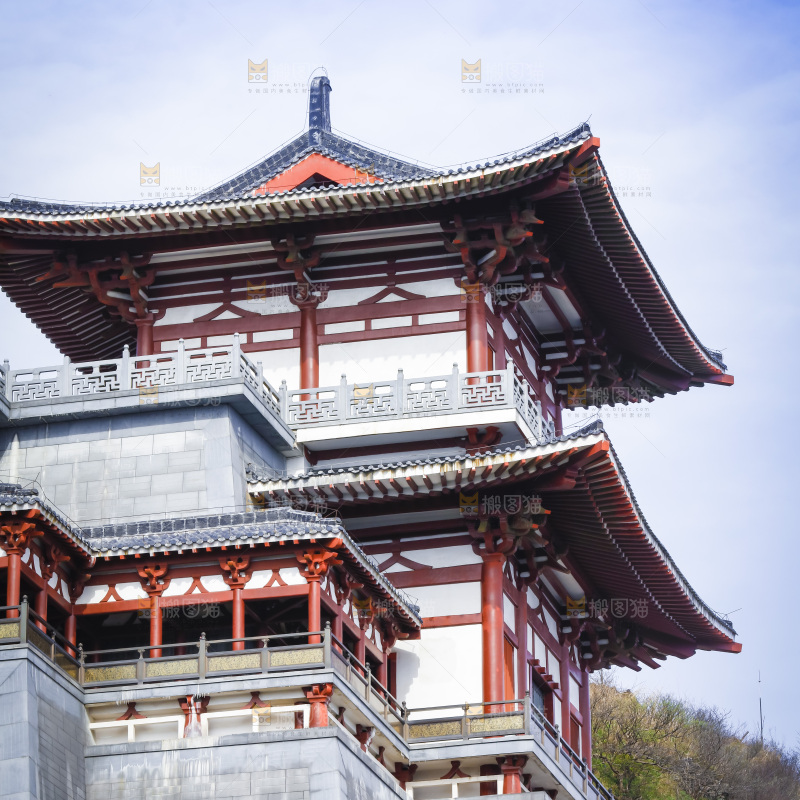 寺庙的建筑