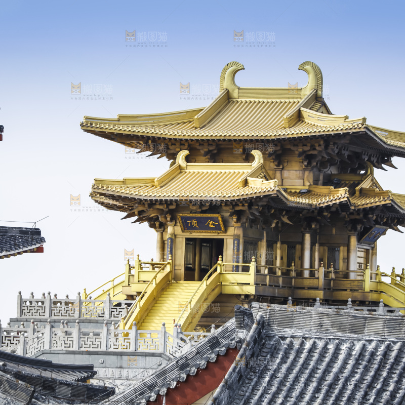 寺庙的建筑