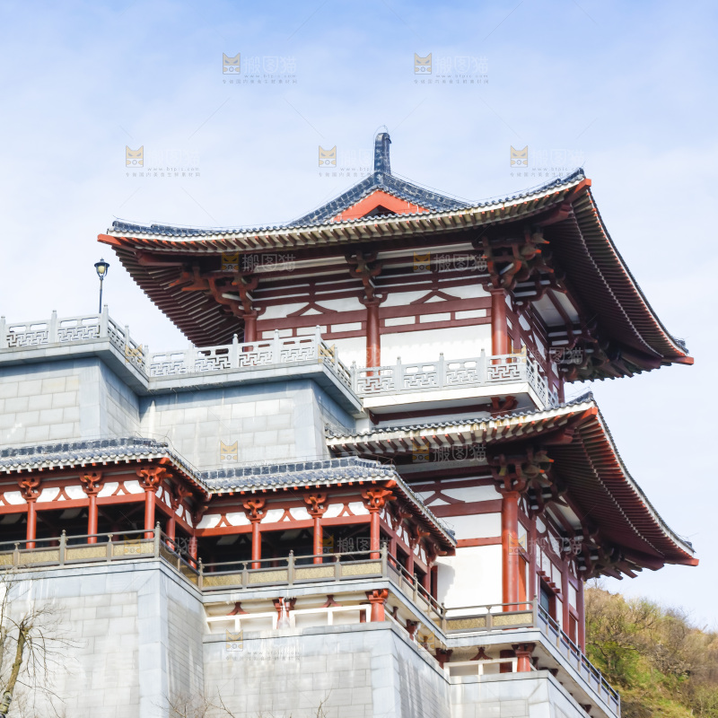 寺庙的建筑