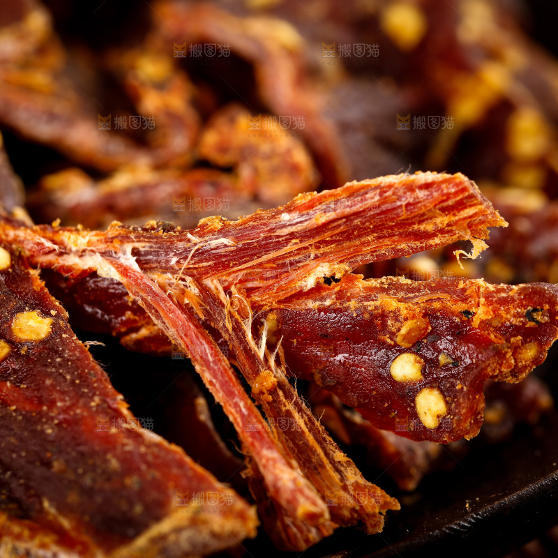 一盘风干牛肉干